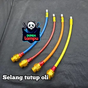 TUTUP OLI MESIN VARIASI TUTUP OLI SELANG TABUNG OLI WARNA UNIVERSAL