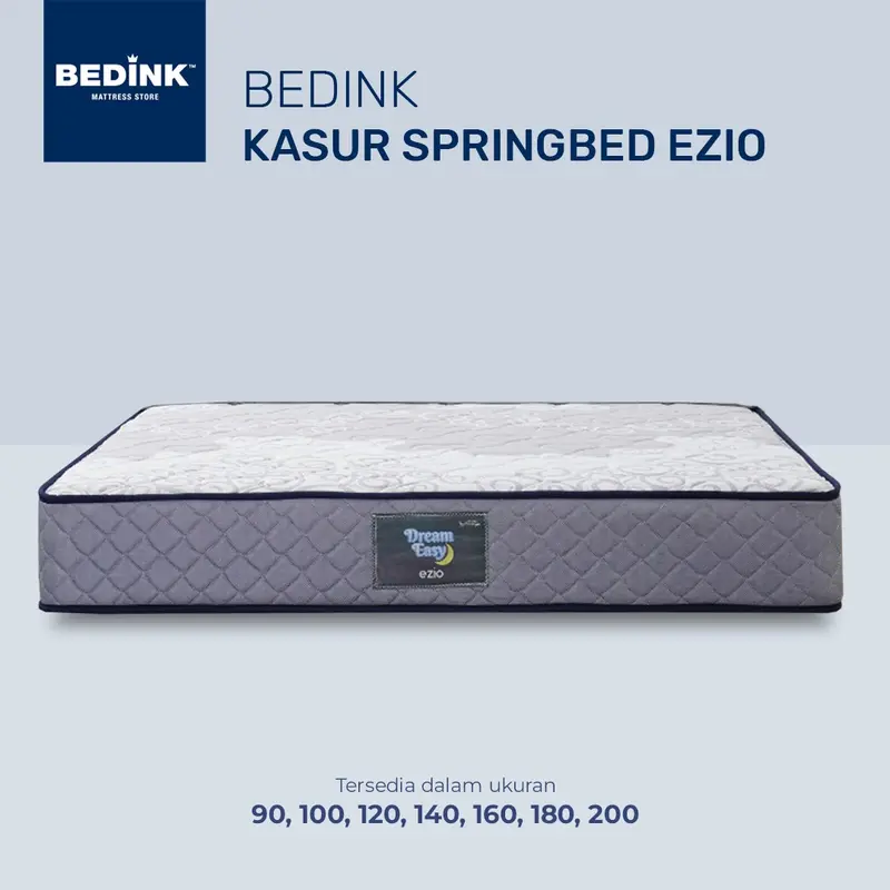 BEDINK Kasur Springbed Ezio - Mattress Only Busa Furniture Tebal 24cm 90x200 sd 200x200 premium 5