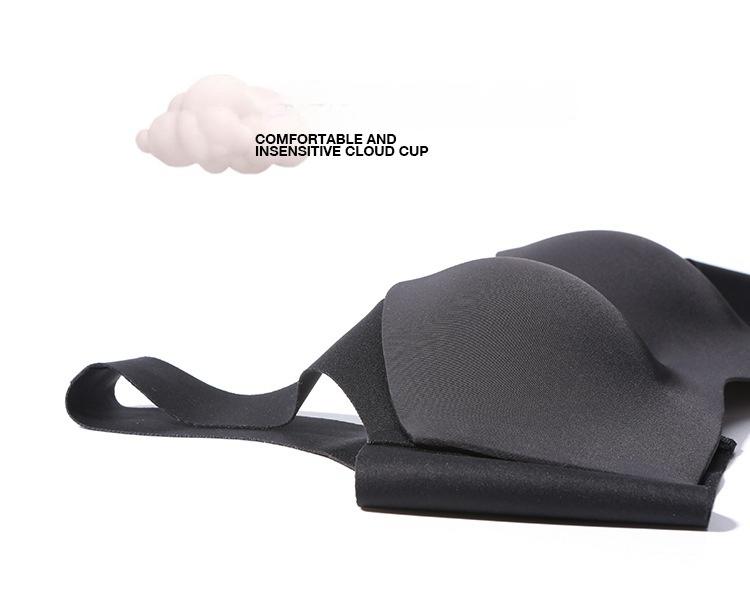 Product Introduction of Internet Celebrity Designer Hot Seamless Underwear Breast Holding Adjustable Bra Set Wireless Small Chest Push up and Anti-Sagging Sexy Bra Female Summer 10