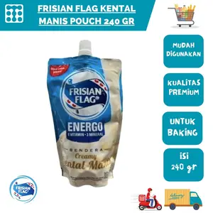FRISIAN FLAG KENTAL MANIS POUCH 240 GR Susu