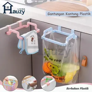 Hauzy - Tempat sampah gantung portable, cocok untuk dapur & rumah minimalis.