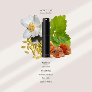 Noir Eclat - 10ml Travel Bottle - Woody x Leathery