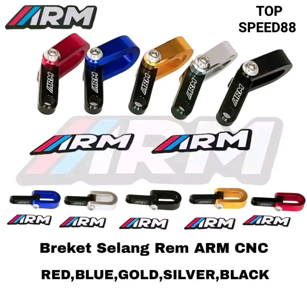 Breket selang rem CBD model ARM cnc universal