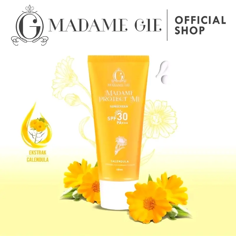 MADAME GIE  PROTECT ME SUNSCREEN SPF 30 PA+++ Extract Facial Wajah Vitamin 4