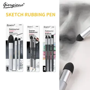 3Pcs Giorgione Rubbing Tool Charcoal Pencil Sketch Blending & Shading Tool Dual Tip Oil Pastel Rubbing Tools set for crayon