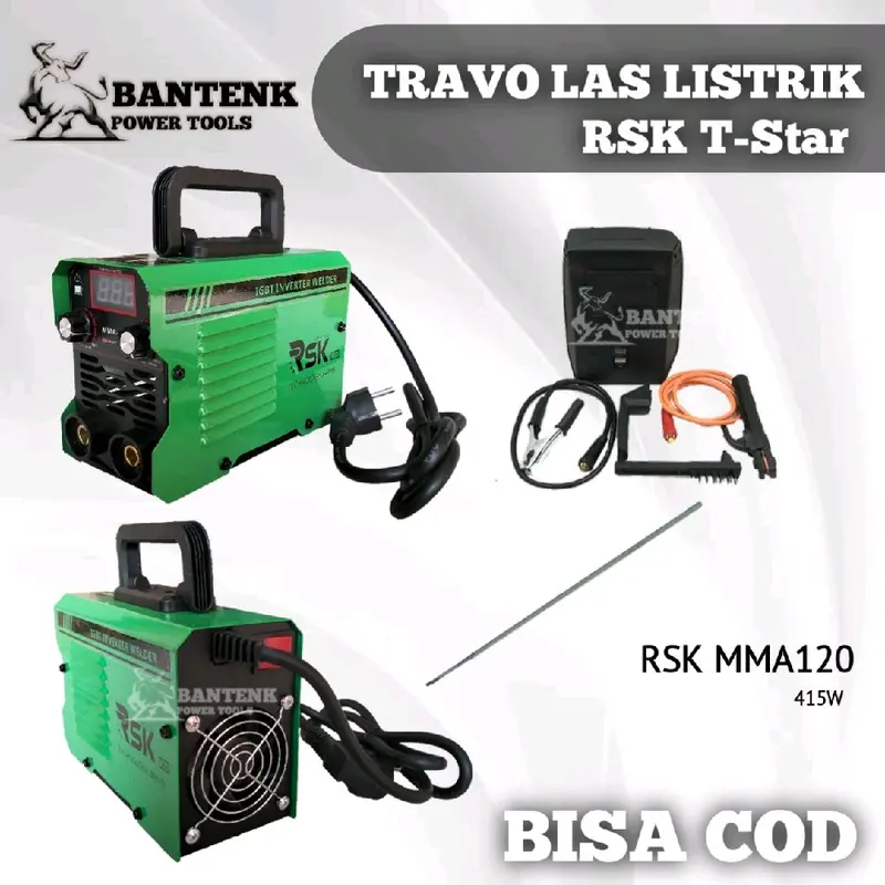 MESIN LAS MMA120 RSK LAS LISTRIK TRAVO LAS RSK Tstar 415W PENGELASAN WELDER 3