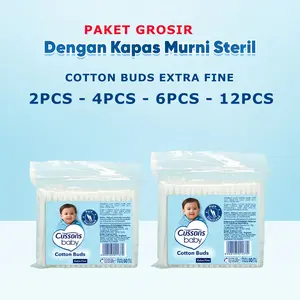 Cussons Baby Cotton Bud Extra Fine - Pembersih Telinga Bayi 50's 100's Anak-Anak