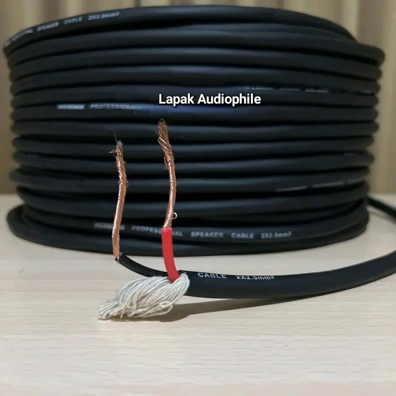 (10meter) KABEL AUDIO ISI 2x2.5mm SOUNDMAX POLOS ORIGINAL 1