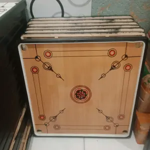 Meja karambol mulus Bonus biji+kristal.90x90cm Board