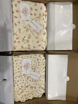 Product Review of Đồ ngủ nữ tay ngắn quần đùi – Pyjama vải xô muslin cổ sen, họa tiết hoa tulip hồng | KNG.studio (Tặng kèm dây buộc tóc scrunchies) from Y** l**h 0