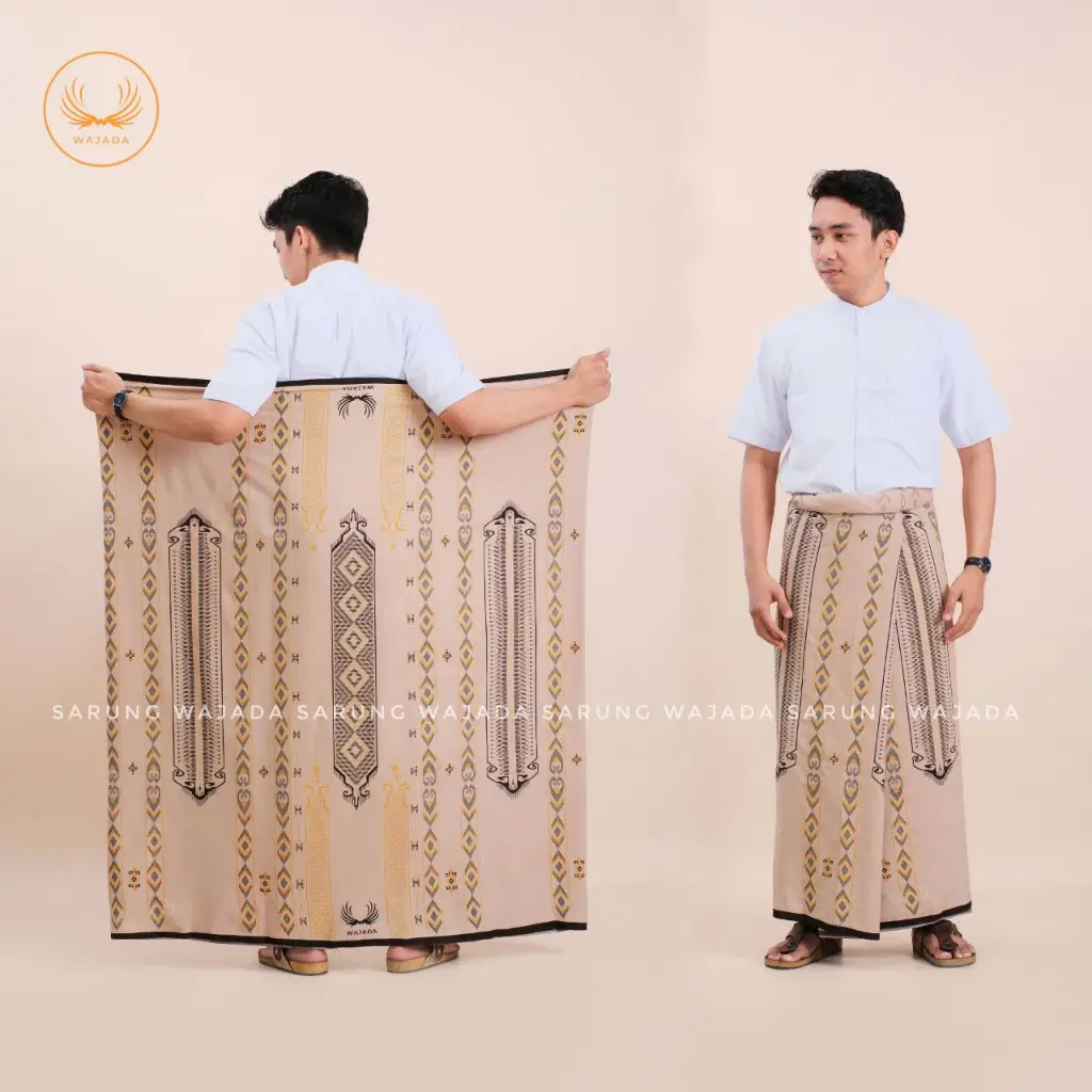 Sarong For Adult SANTRI With Sogan MOTIF And EXCLUSIVE BATIK With SUPER TEXTILE Fabric