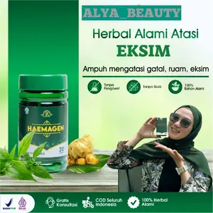 HAEMAGEN Original Obat Herbal Ampuh Mengobati Gatal-Gatal dan Alergi serta Memperbaiki Peredaran Darah