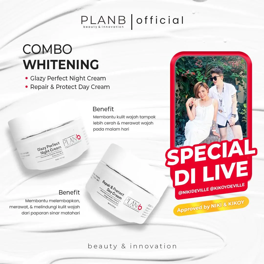 PAKET COMBO CREAM PAGI & CREAM MALAM