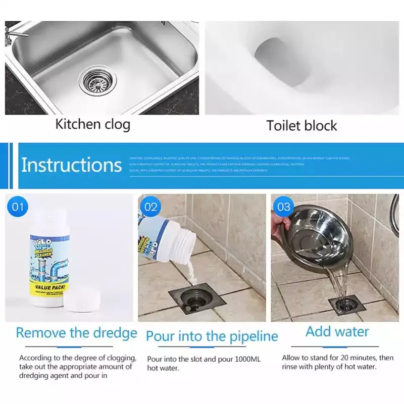 ANTI SUMBAT ANTI MAMPET PALING AMPUH UNTUK TOILET WESTAFEL SINK SALURAN AIR KAMAR MANDI PIPA WILD TORNADO ORIGINAL Cleaner 4
