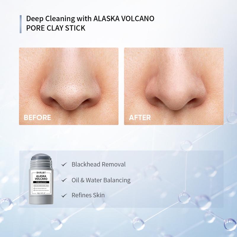 Product Introduction of BARUBT Clay Mask Combo Niacinamide Bright Boost Clay Mask Stick 40g+ Mugwort Clay Mask 40g  Alaska Volcano  wajah masker Salicylic acid niacinamide Whitening Skin care Black Heads Skin Repair Comfort 14