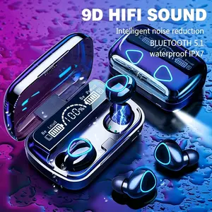 [COD]M10 TWS Wireless Bluetooth Headset, Digital LED Indicator, 3500mAh Large Capacity Charging Case, Full Bass Stereo Earbuds