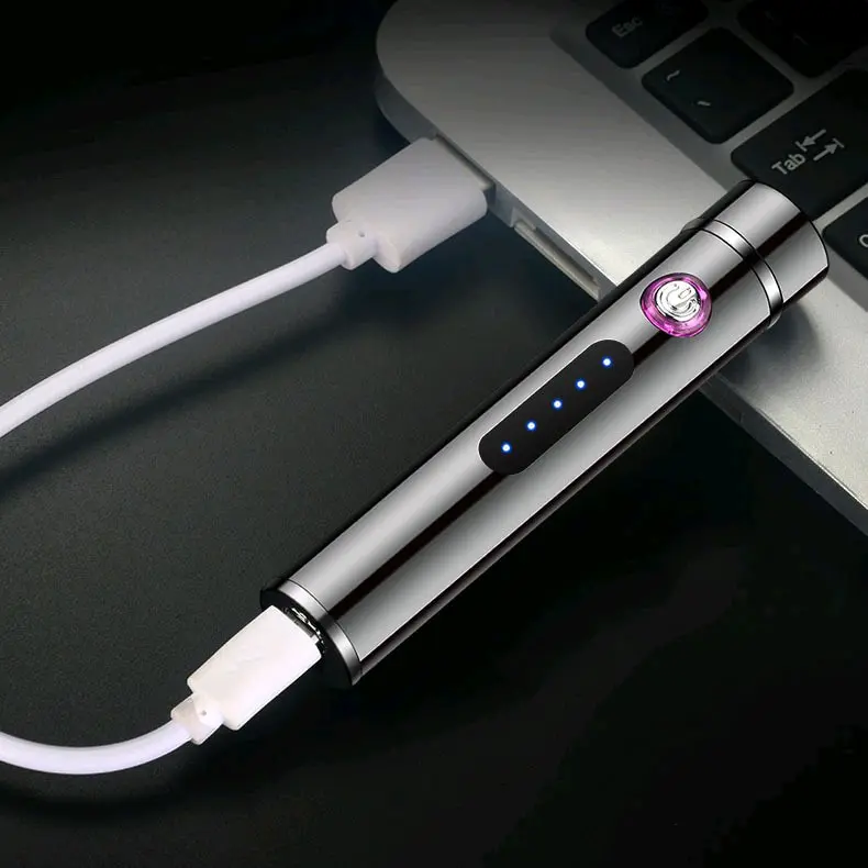 Korek Api Elektrik Double Plasma Arc USB Recharge JL113 Hitam asbak listrik 2