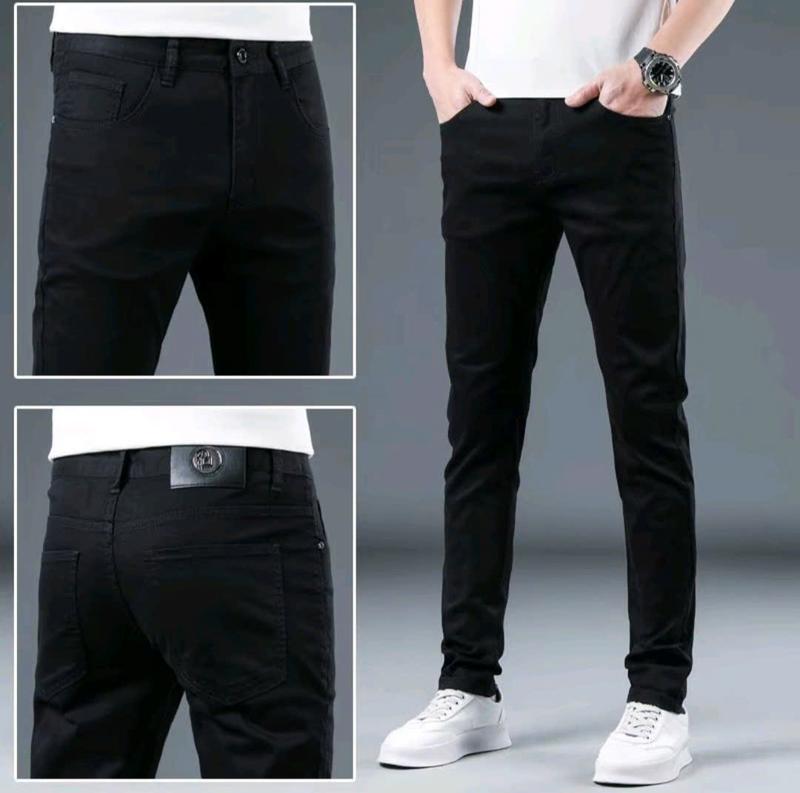 Quần JEAN ĐEN TRƠN nam thiết kế đơn giản dễ phối đồ chất bò co giãn thoải mái mẫu mới cao cấp quần jean nam jeans dsq