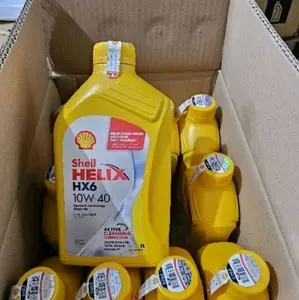 Oli Shell Helix HX6 10W-40 1Liter/ (1 Dus isi 12 Botol)Oli mesin Diesel & Bahan Bakar Bensin