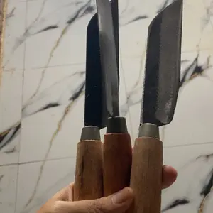 Paket Hemat 3pcs Pisau Dapur Baja Tanggung dengan Desain Unik Kitchenware