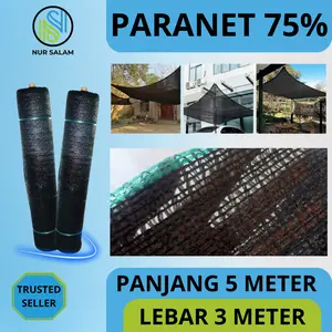 PARANET 75 PERSEN Panjang 5 Meter x Lebar 3 meter ( Paket ) - Tanaman Jaring Paranet