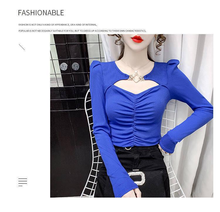 Product Introduction of Áo Cánh Cho Nữ, Phong Cách Quốc Tế, Dáng Ôm, Áo Lót, Thích Hợp Cho Mùa Xuân Và Mùa Thu, Tay Áo Dài, Thiết Kế Sang Trọng, Hở Lưng, Phong Cách Độc Đáo, Thiết Kế Đẹp, Hàng Mới Về Năm 2024 20