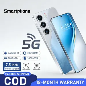 [Performa Terbaik] Camon 40 pro Smartphone 5G Snapdragon 8 Gen 2 7.5 Inch 8000mAh 72MP+108MP Zoom 100x 16GB+1TB Cooling System Vapor Chamber Advanced