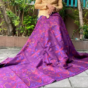 Kain katun motif endek Katun Bunga