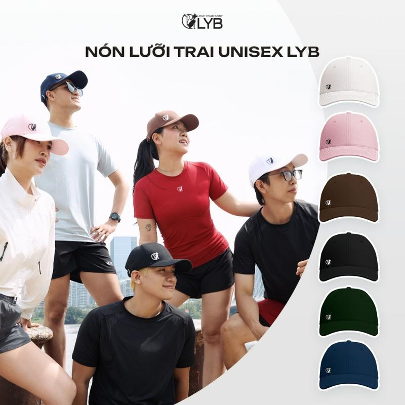  Mũ Nón Lưỡi Trai Unisex LYB Nón Form To Cứng Cotton Cao Cấp Kiểu Dáng Basic Nhiều Màu 