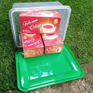 SOSRO Teh Celup Asli 3 Pak @ 15 Kantong Gratis Canester Rasa Khas Nikmat & Praktis untuk Relaksasi Tubuh