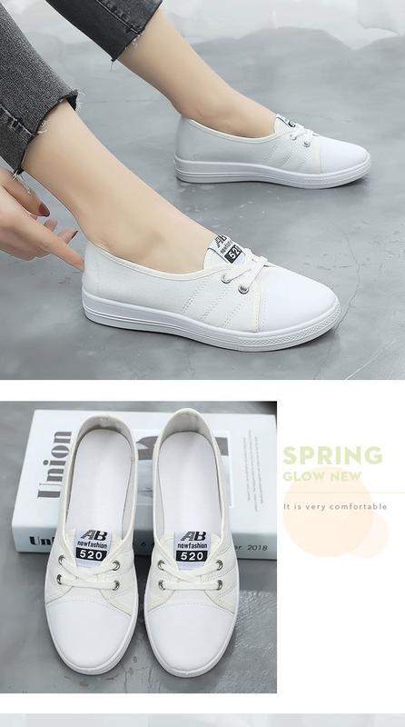 Product Introduction of รองเท้าผ้าใบสีขาว, รองเท้าผู้หญิง, คัทต่ำ, ฤดูใบไม้ผลิ 2024, รองเท้าผ้าใบฤดูร้อน, ระบายอากาศได้, สบาย, อเนกประสงค์, ราคาไม่แพง, เหมาะสำหรับเด็ก, อินเทอร์เน็ตฮอต 14