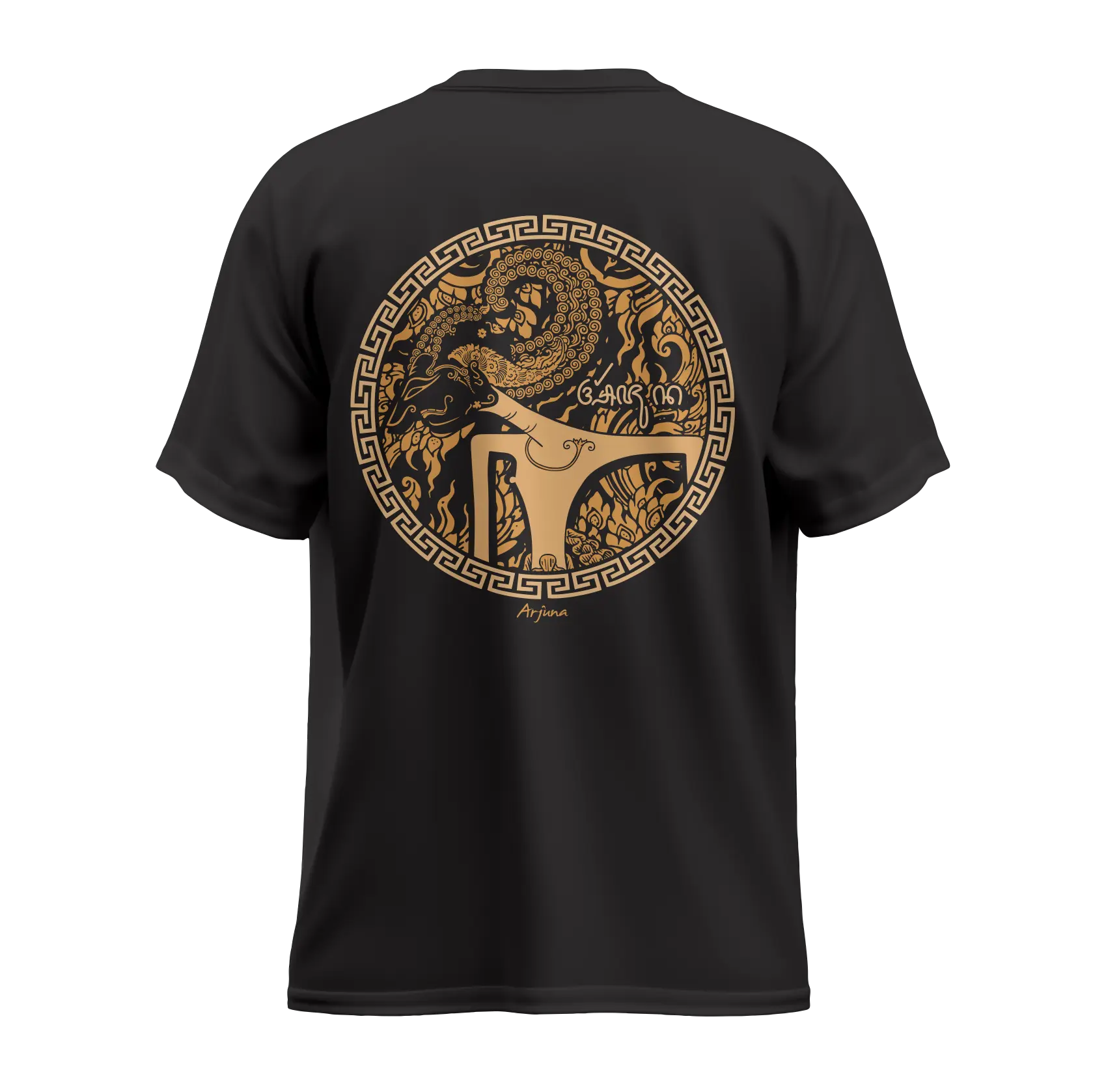 Kaos Wayang Arjuna Bahan Cotton Combed 24S Premium