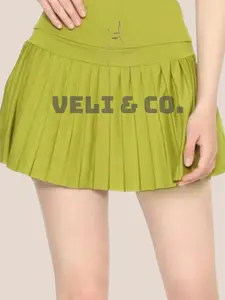 Skort Padel Mini Wanita, Sportwear Wanita, Bawahan Wanita, Pakaian Olahraga, Rok Tenis