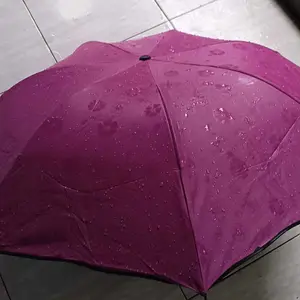 Payung 3 Dimensi Lipat Magic Umbrella / Lapisan Hitam ANTI UV Ringan Mungil Kecil Bisa dibawa kemana Warna Cantik