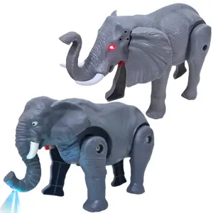 Gajah berjalan dan suara MAINAN ANAK GAJAH ANIMAL WORLD ELEPHANT  TOY mainan murah