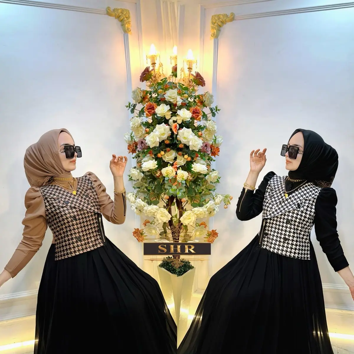 “ BY SHR “ NEW READY MAXI DRESS MIMPI MANIS CERUTY ROMPI HOUNDSTOOD RAJUT  Wanita Gamis Muslim