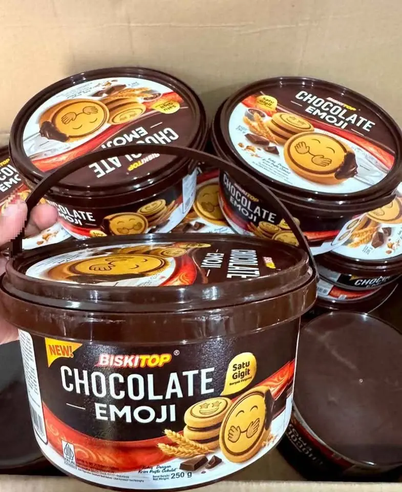 BISKITOP CHOCOLATE EMOJI 250GR