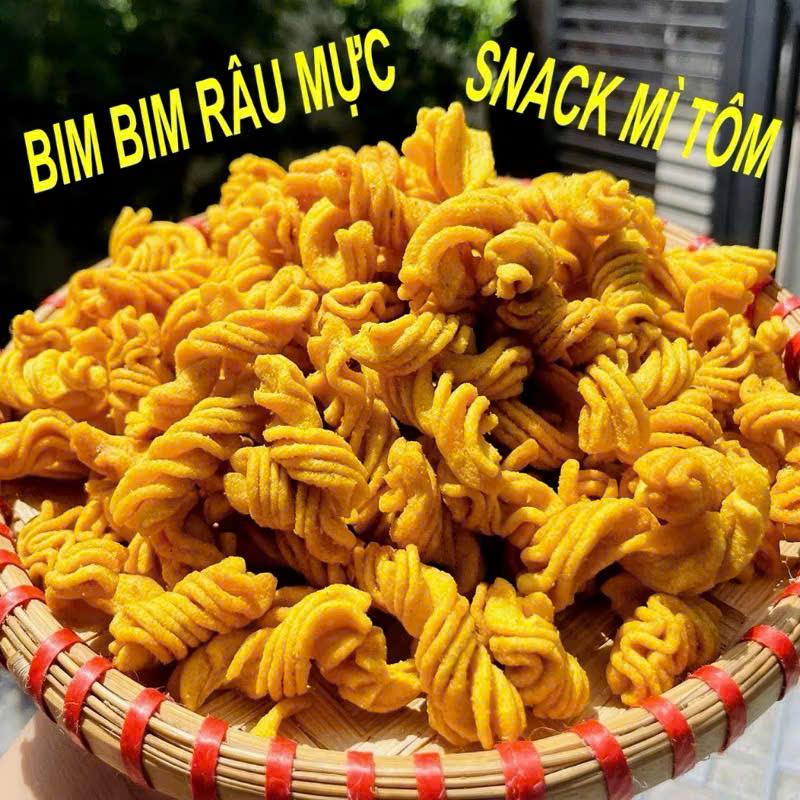 500G Snack Bạch Tuộc Nướng Cay, Bim Bim Râu Mực Cay, Ăn Vặt Hữu Trường