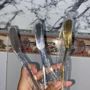 BISA COD H6864 Pisau Oles Selai / Butter Stainless Steel Sendok Selai / Pisau Oles Mentega Cream Roti