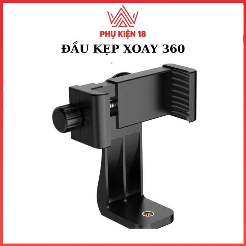 Đầu kẹp Xoay 360 Độ Kèm Ốc Vít 1 / 4 Chuyên Dụng Cho Điện Thoại để vừa tất cả các dòng máy điện thoại Selfie Kem