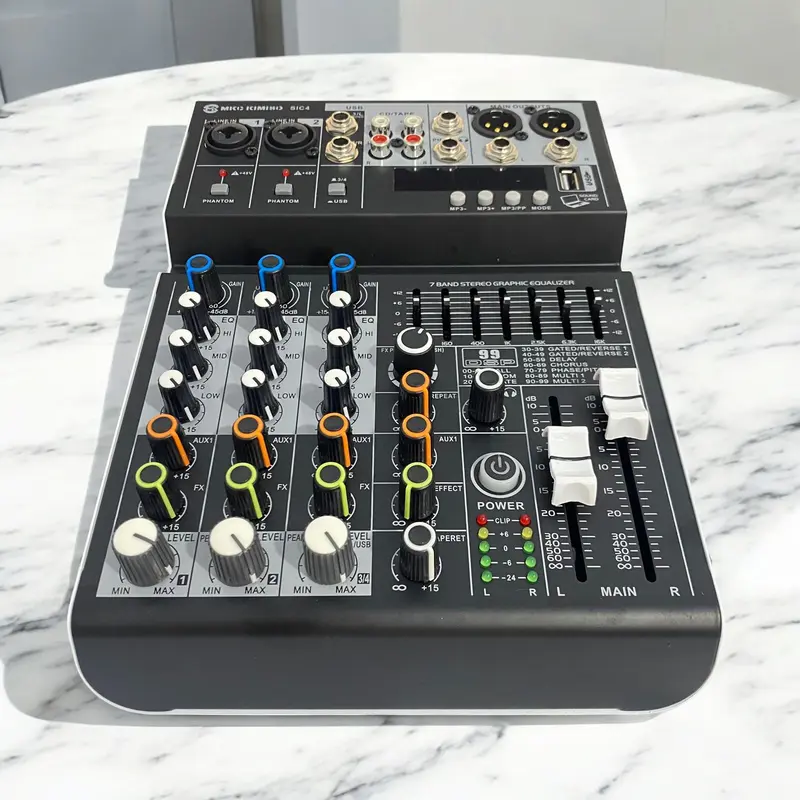 Amplifier Kimiso SIC4 Mixer Audio Berkualitas 4