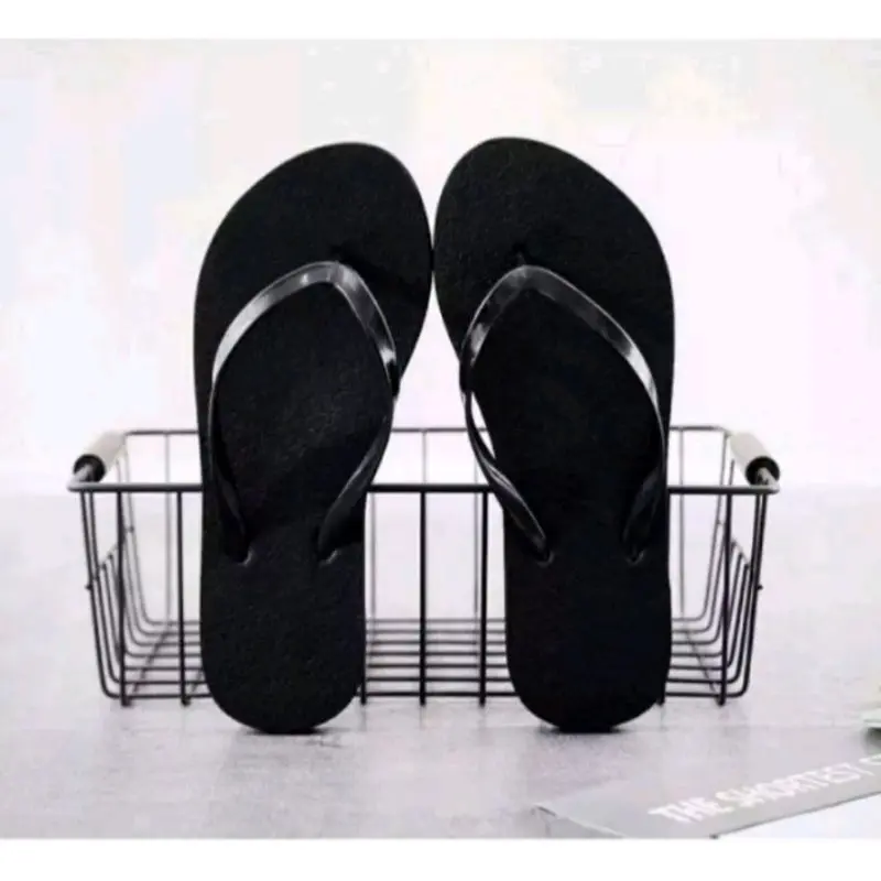 Sandal wanita terbaru terlaris sandal jepit jelly polos 4