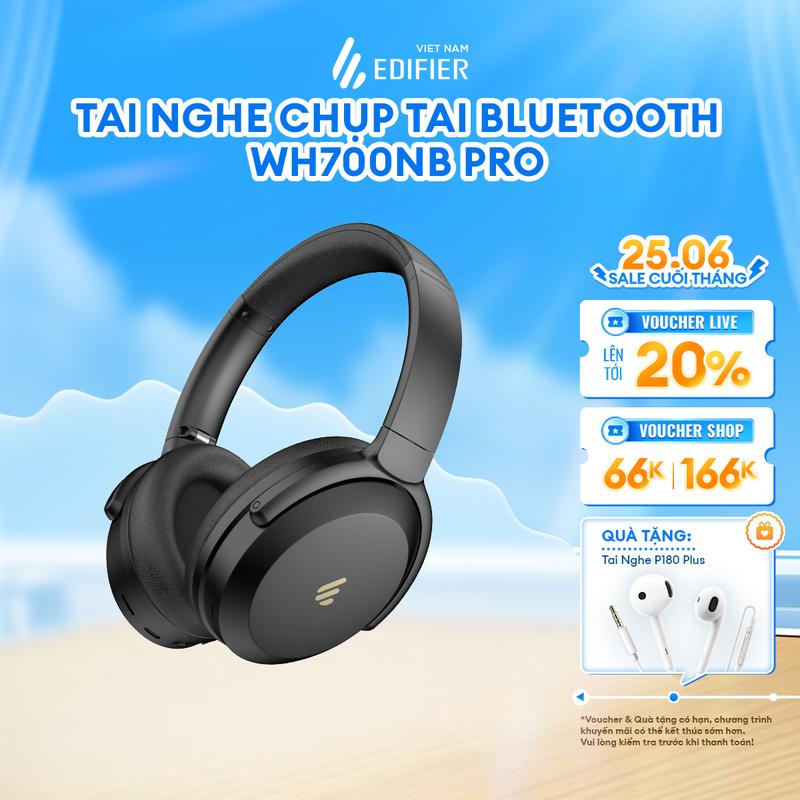 Tai Nghe Bluetooth Chụp Tai EDIFIER WH700NB/WH700NB PRO | Chống Ồn Chủ Động | Thời Gian Sử Dụng Đến 56H | BH 12 Tháng
