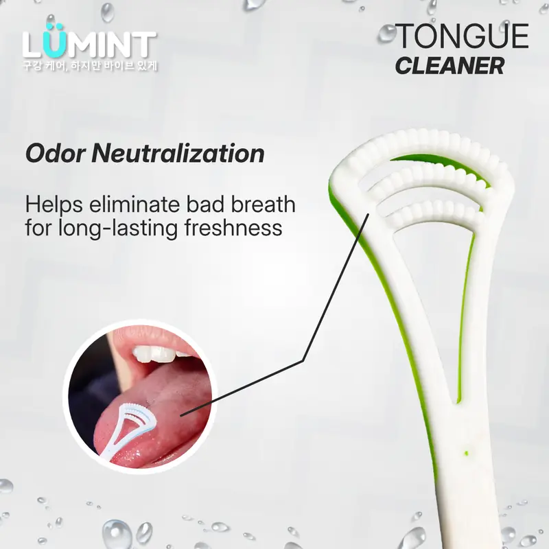 PROMO BUNDLE Lumint Toothbrush Sikat Gigi Selembut Awan untuk Gusi Sensitif + Lumint Tongue Cleaner Pembersih Lidah atasi Bau Mulut 7