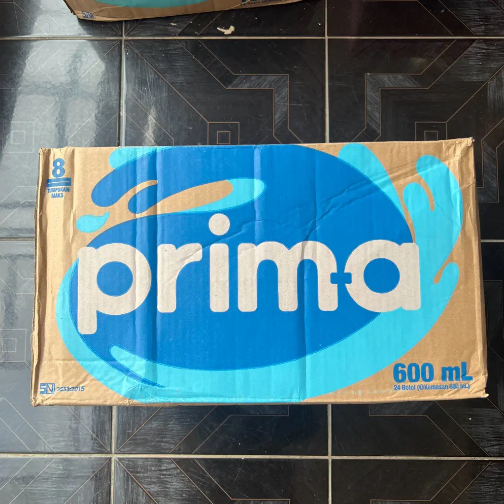Air Mineral Prima 600ml 600 ml 1 Dus 24 Botol Pcs - Prim-a Sedang Tanggung