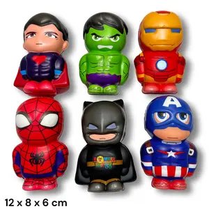 Mainan Anak Squishy Slow Pereda Stress Relief Karakter Superhero Sanrio Squish Squeeze Pencet