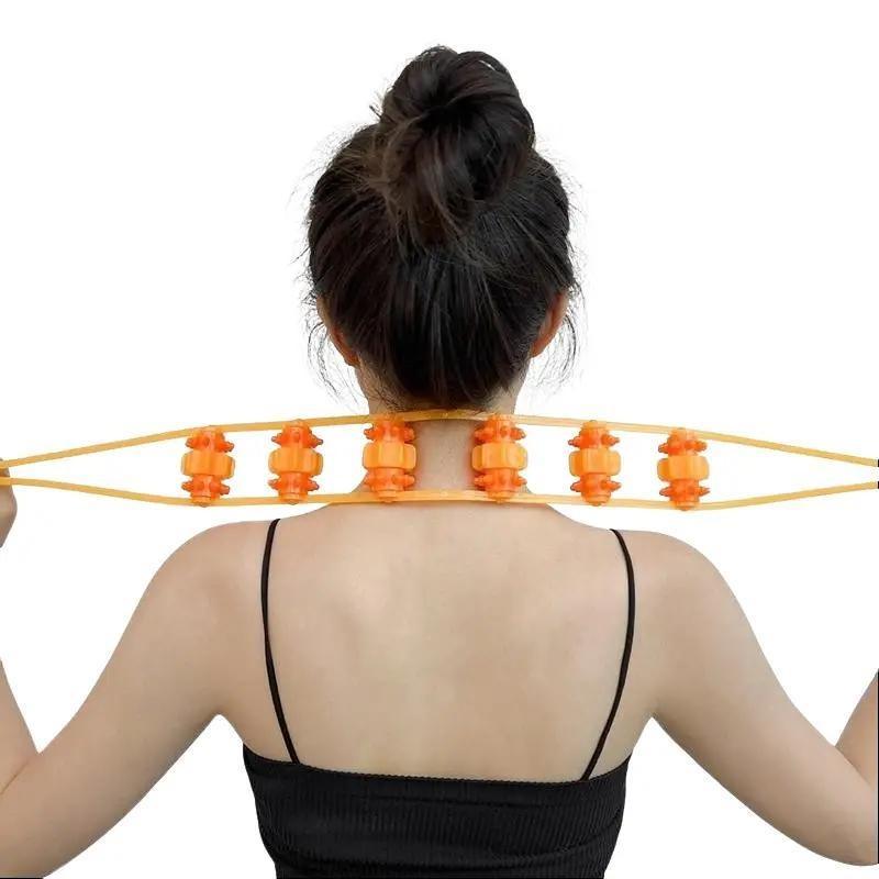 Dây Massage Cầm Tay Lưng Vai Cổ Máy Mát-Xa Cơ Nhựa Kéo Lưng Thể Dục Vật Lý Trị…