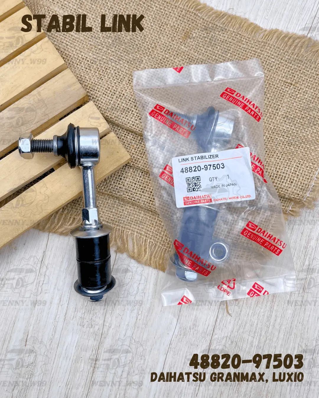 STABILIZER LINK (Link Stabilizer Depan) – DAIHATSU GRAN MAX, LUXIO – 0010 // 48820-97503