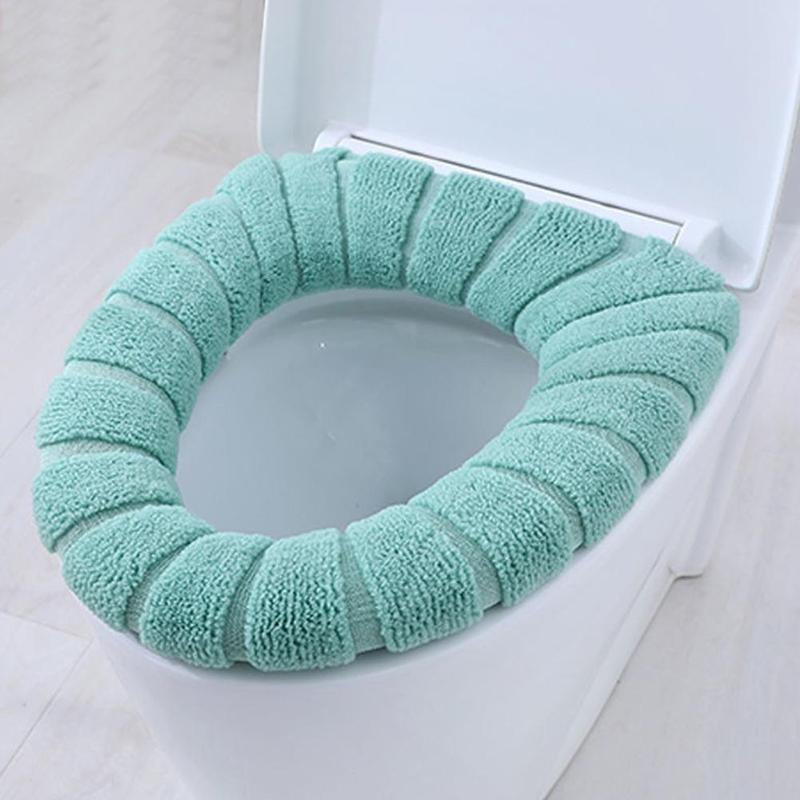 Product Introduction of Thảm Bọc Bồn Cầu, Ấm Áp Mùa Đông, Đệm Bồn Cầu Phòng Tắm, Dày Hơn Và Mềm Mại, Có Tay Cầm, Có Thể Giặt Được, Thích Hợp Cho Mùa Đông, U1C0 34