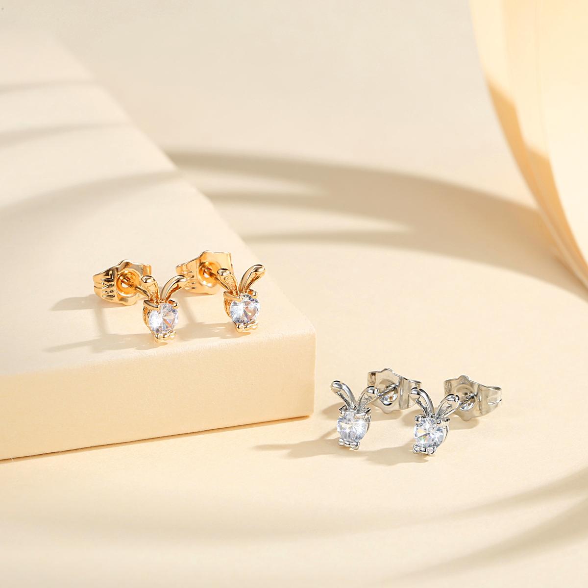 TX087 Anting Berlian Titanium Anting Tusuk Sederhana Kristal Wanita Korea Aksesoris Perhiasan TX087 Anting Berlian Titanium Anting Tusuk Sederhana Kristal Wanita Korea Aksesoris Perhiasan